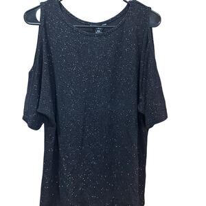 Off shoulder blouse size 12 sequin